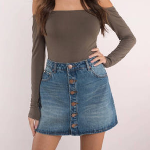 Tobi Dresses & Skirts - NEW TOBI DENIM SKIRT